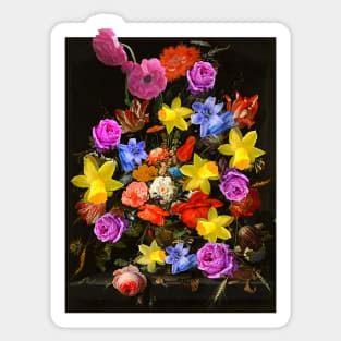 Spring Flowers in Still Life Sticker